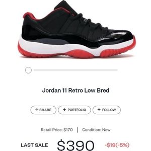 COPY - Jordan 11 Retro Low Bred